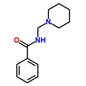 n-(1-哌啶基甲基)-苯甲酰胺结构式_4380-83-0结构式
