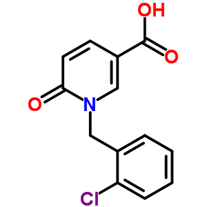 1-(2-氯苄基)-6-氧代-1,6-二氢-3-吡啶羧酸结构式_4399-77-3结构式