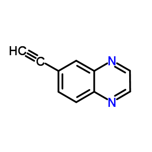 6-乙炔喹噁啉结构式_442517-33-1结构式