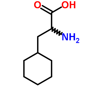 环己基丙氨酸结构式_4441-50-3结构式