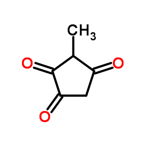 3-甲基环戊烷-1,2,4-三酮结构式_4505-54-8结构式