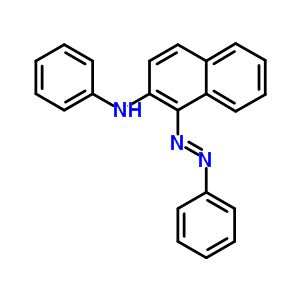 N-苯基-1-苯基二氮杂烯-萘-2-胺结构式_4523-36-8结构式