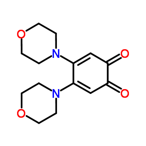 3,4-二吗啉-4-基-2,4-环己二烯-1,6-二酮结构式_4608-10-0结构式