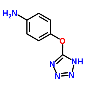 4-(1H-四唑-5-基氧基)苯胺结构式_467226-44-4结构式