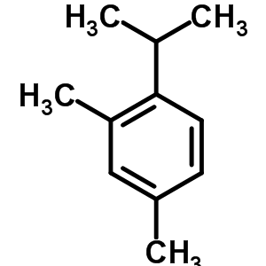 1-异丙基-2,4-二甲基苯结构式_4706-89-2结构式