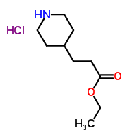 3-(哌啶-4-基)丙酸乙酯盐酸盐结构式_473987-06-3结构式