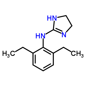 N-(2,6-二乙基苯基)-4,5-二氢-1H-咪唑-2-胺结构式_4751-48-8结构式