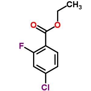 4-氯-2-氟苯甲酸乙酯结构式_4793-20-8结构式
