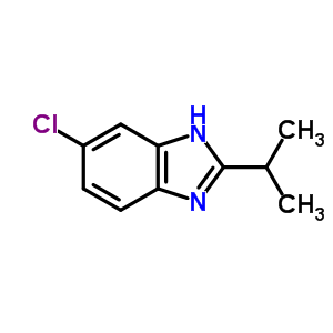 (9ci)-5-氯-2-(1-甲基乙基)-1H-苯并咪唑结构式_4886-29-7结构式