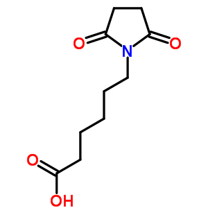 6-(2,5-二氧代吡咯烷-1-基)己酸结构式_4887-54-1结构式