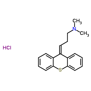 盐酸氯普噻吨杂质B结构式_4907-84-0结构式