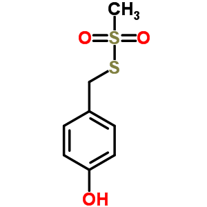 4-羟基苄基甲烷硫代磺酸结构式_491868-12-3结构式