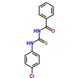 N-(4-氯苯基氨基甲酰基硫代)苯甲酰胺结构式_4921-83-9结构式