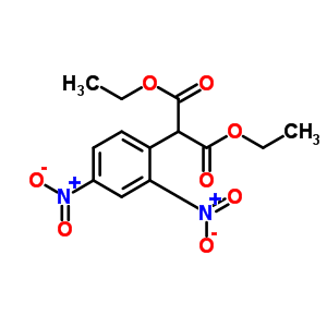 2-(2,4-二硝基苯基)丙二酸二乙酯结构式_4950-04-3结构式