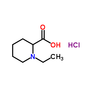 1-乙基哌啶-2-羧酸盐酸盐结构式_49538-43-4结构式