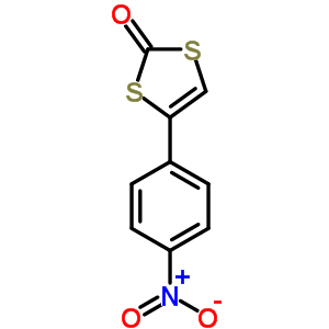 4-(4-(羟基(氧化物)氨基)苯基)-1,3-二硫醇-2-酮结构式_49675-85-6结构式