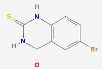 6-溴-2-疏基喹唑啉-4-醇结构式_49681-96-1结构式