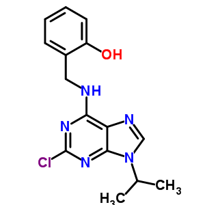 2-氯-6-(2-羟基苄基氨基)-9-异丙基嘌呤结构式_500568-72-9结构式