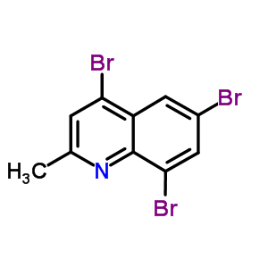 2-甲基-4,6,8-三溴喹啉结构式_500579-52-2结构式