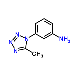 3-(5-甲基-1H-四唑-1-基)苯胺结构式_500701-24-6结构式
