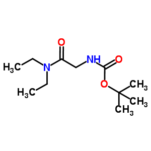 二乙基氨基甲酰甲基-氨基甲酸叔丁酯结构式_500871-60-3结构式