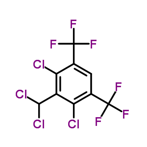 2,6-二氯-3,5-双(三氟甲基)苄叉二氯结构式_501657-11-0结构式
