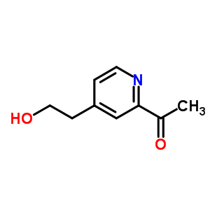 (9ci)-1-[4-(2-羟基乙基)-2-吡啶]-乙酮结构式_502509-14-0结构式