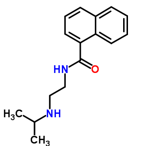 N-[2-(异丙基氨基)乙基]-1-萘羧酰胺结构式_50341-63-4结构式