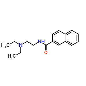 N-[2-(二乙基氨基)乙基]-2-萘羧酰胺结构式_50341-75-8结构式
