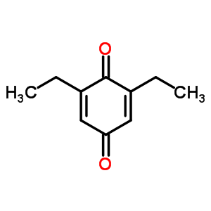 2,6-二乙基-1,4-苯醌结构式_50348-20-4结构式