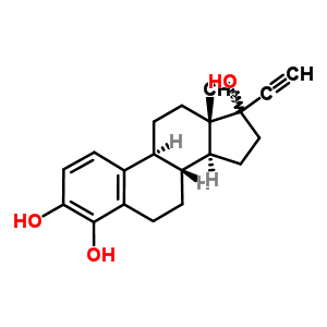 4-羟基乙炔基雌二醇结构式_50394-90-6结构式