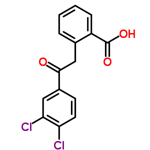 2-(3,4-二氯-β-氧代苯乙基)苯甲酸结构式_50439-10-6结构式