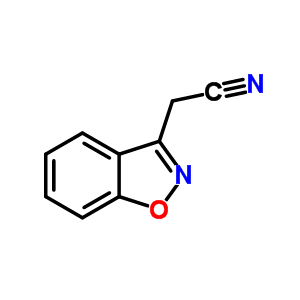 1,2-苯异噁唑-3-乙腈(9ci)结构式_50471-17-5结构式