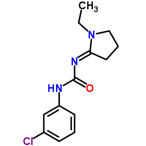 1-(M-氯苯基)-3-(1-乙基吡咯烷-2-基)脲结构式_50529-32-3结构式