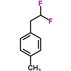 1-(2,2-二氟乙基)-4-甲基苯结构式_50561-97-2结构式