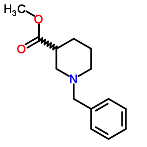 1-苄基-哌啶-3-羧酸甲酯结构式_50585-91-6结构式