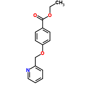 4-(吡啶-2-基甲氧基)苯甲酸乙酯结构式_50596-38-8结构式
