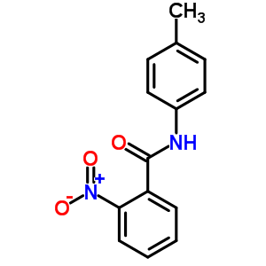N-(4-甲基苯基)-2-硝基苯甲酰胺结构式_50623-00-2结构式