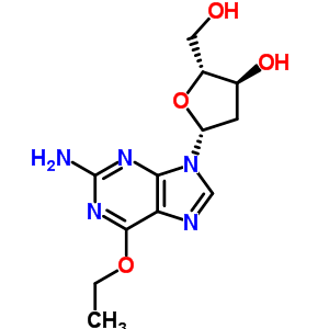 O6-乙基-2-脱氧鸟苷结构式_50704-46-6结构式