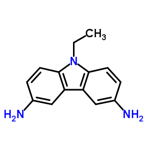 9-乙基-9h-咔唑-3,6-二胺结构式_50717-02-7结构式