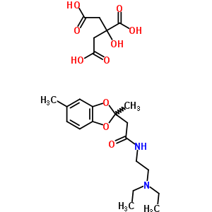 N-(2-二乙基氨基乙基)-2,5-二甲基-1,3-苯并二氧杂环戊烯-2-乙酰胺结构式_50836-29-8结构式