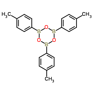 4-甲基苯硼酸酐结构式_5084-80-0结构式