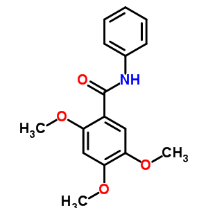 N-苯基-2,4,5-三甲氧基苯甲酰胺结构式_50879-52-2结构式