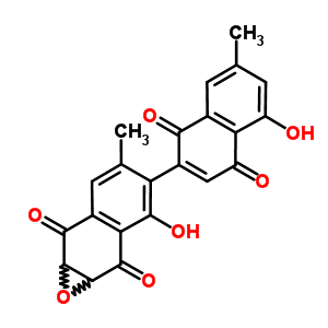 三色柿醌结构式_50886-69-6结构式