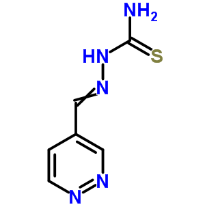 2-(4-吡嗪亚甲基)-肼硫代甲酰胺结构式_50901-52-5结构式