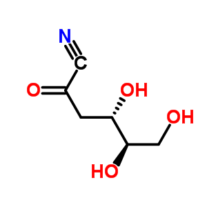 1-氰基-2-脱氧核糖结构式_50908-44-6结构式
