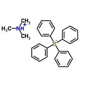 三甲基铵四苯基硼酸盐结构式_51016-92-3结构式
