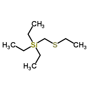 乙基(三乙基甲硅烷基甲基) 硫化物结构式_51042-03-6结构式