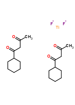 二氟二(1-苯基-1,3-丁二酮)钛(IV)结构式_51064-85-8结构式