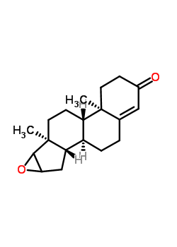 16,17-环氧-4-雄甾烯-3-酮结构式_51067-43-7结构式